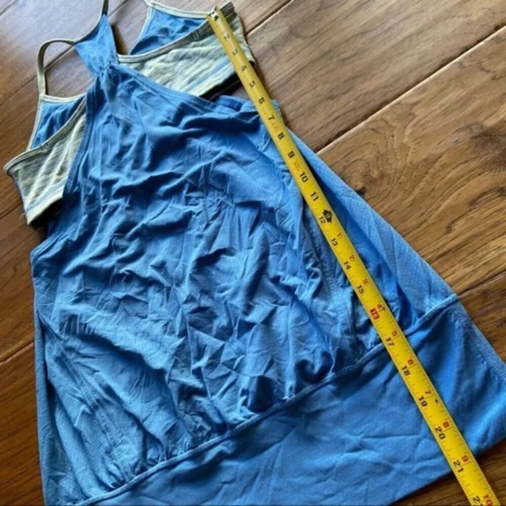Lululemon No Limits Tank Limitless Blue / Wee Are From Space Polar Cream size 8